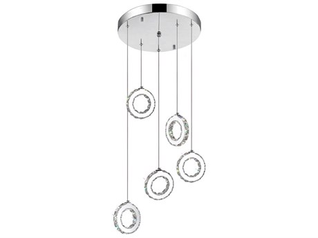 CWI Lighting Ring Stainless Steel Pendant