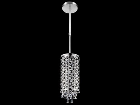 CWI Lighting Galant 2-Light Stainless Steel Cylinder Mini Pendant