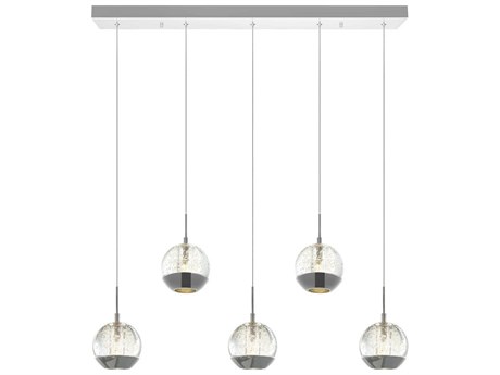 CWI Lighting Perrier 5-Light Chrome Globe Island Pendant