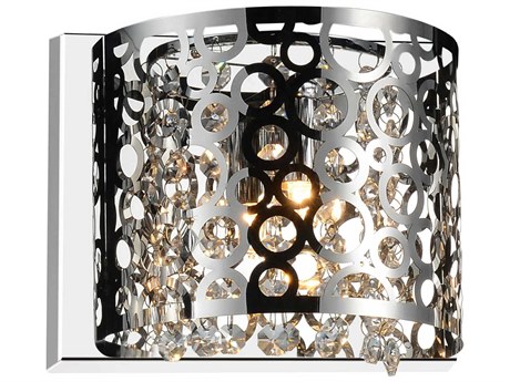 CWI Lighting Bubbles 1-Light Stainless Steel Wall Sconce