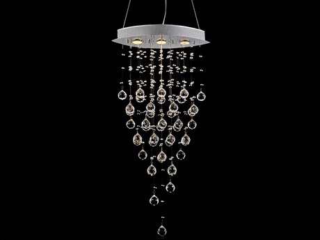 CWI Lighting Robin 3-Light Chrome Globe Pendant