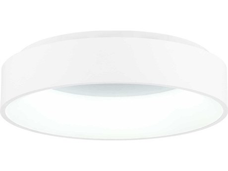 CWI Lighting Arenal White Round Flush Mount