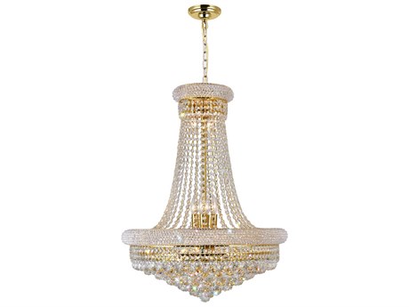 CWI Lighting Empire 17-Light Gold Traditional Chandelier