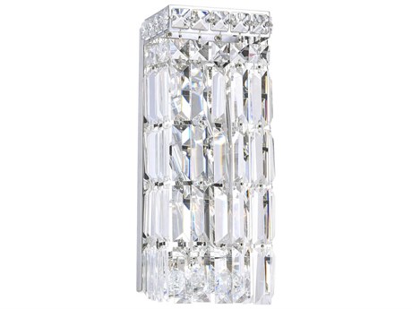 CWI Lighting Colosseum 2-Light Chrome Vanity Light
