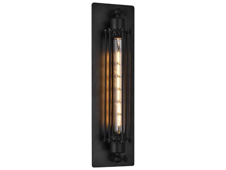 CWI Lighting Kiera 1-Light Black Wall Sconce