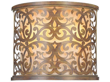 CWI Lighting Nicole 2-Light Brushed Chocolate Brown Traditional Vanity Light