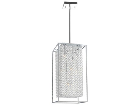 CWI Lighting Cube 11-Light Chrome Pendant