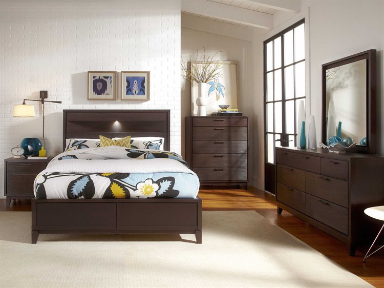 casana sierra panel bed bedroom set | cx285500kqset