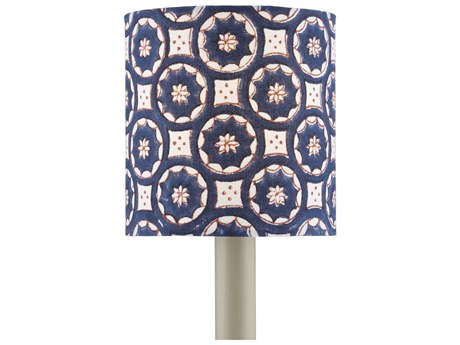 Currey & Company Block Print Drum Chandelier Shade