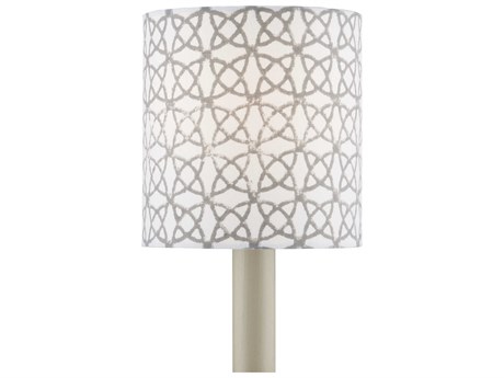 Currey & Company Block Print Drum Chandelier Shade