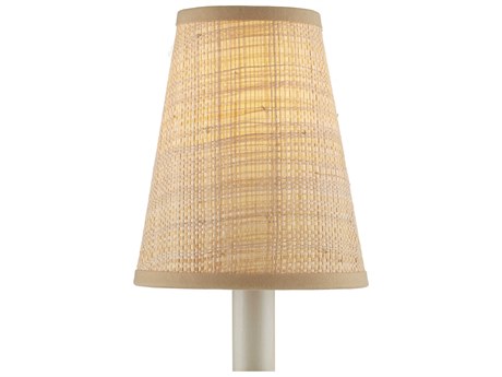 Currey & Company Grasscloth Tapered Chandelier Shade