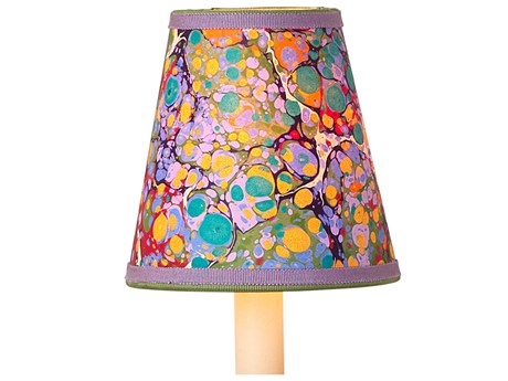 Currey & Company Marble Multi-Color Paper Tapered Shade