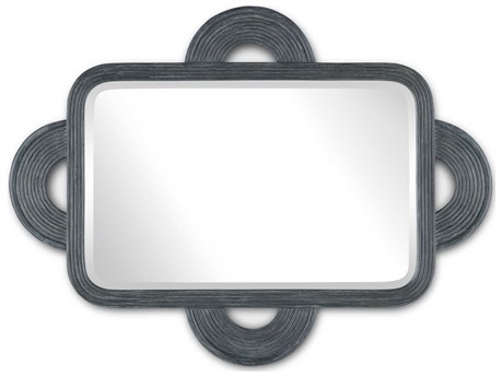 Currey & Company Vintage Navy Wall Mirror