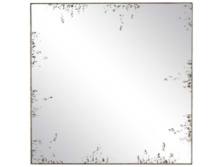 Currey & Company Rene Pyrite Bronze Square Antique Mirror