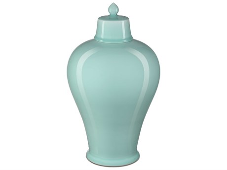 Currey & Company Celadon Green 17" High Maiping Jar