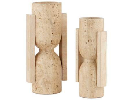 Currey & Company Face to Face Vase Set of 2