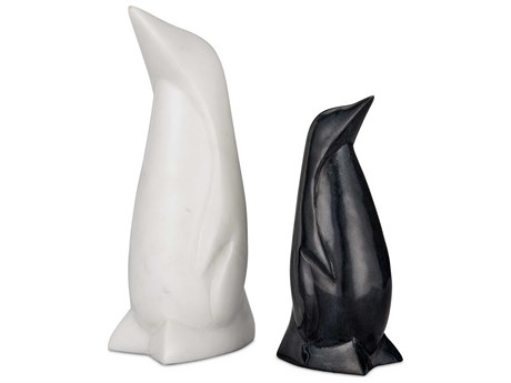 Currey & Company Penguin Sculpture Set of 2