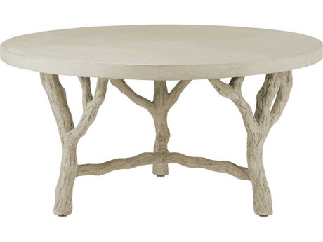 Luxecor Vistas Round Concrete Portland Coffee Table