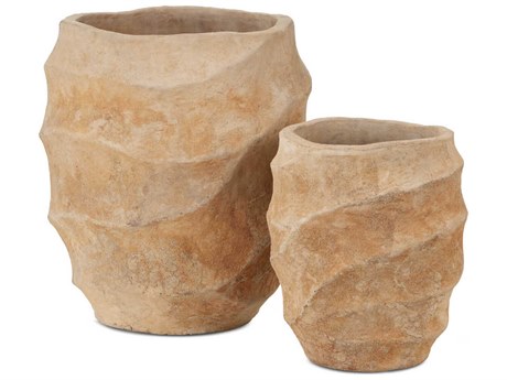 Currey & Company Desy Vintage Terra Planter Set of 2