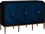 Currey & Company Kallista 54'' Hardwood Taupe Caviar Black Polished Brass Sideboard  CY30000270