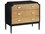 Currey & Company Kallista 34" Wide 3-Drawers Black Hardwood Dresser  CY30000124