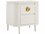 Currey & Company Briallen 2-Drawers Gold Oak Wood Nightstand  CY30000098