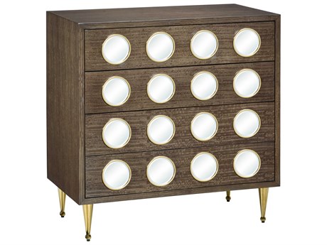 Currey & Company Colette 36" Brown Accent Chest