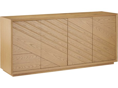 Currey & Company Margot 84" Oak Wood Satin Brown Sideboard