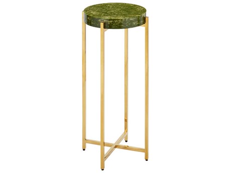 Currey & Company Rina Green End Table