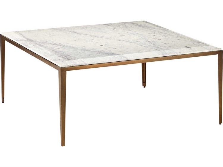 Photos - Coffee Table A&D Currey & Company Oblique Marble  4000-0237 