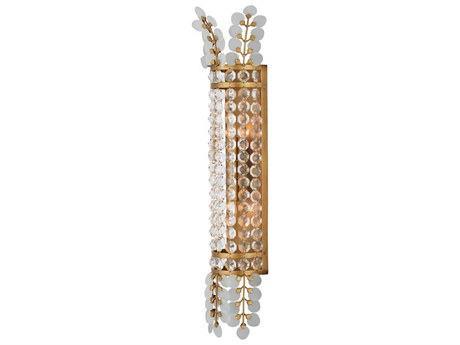 Currey & Company Bradshaw 2-Light Brass Wall Sconce