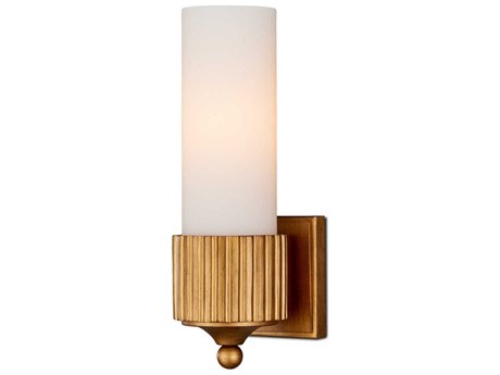 Currey & Company Bryce 1-Light Gold Wall Sconce