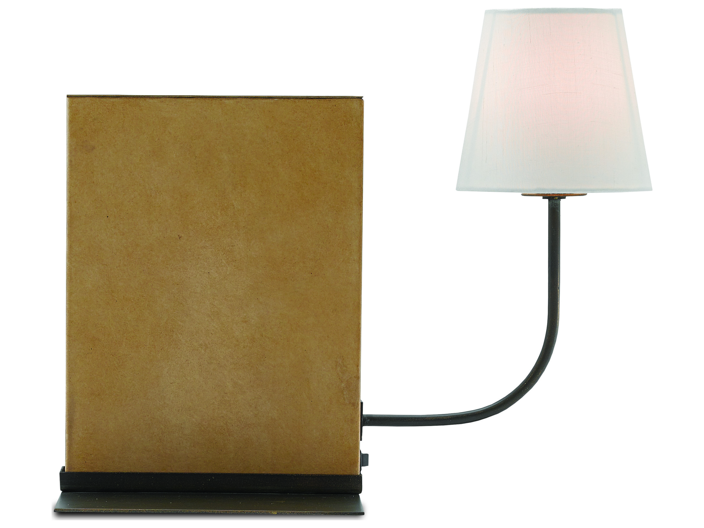 Currey and Company Cloven Parchment Paper Bookcase Lamp CY60000194