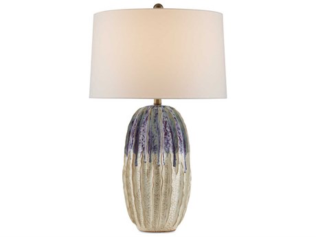 Currey & Company Montmartre Milk Purple White Buffet Lamp