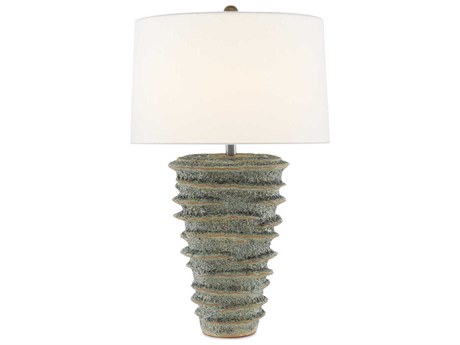 Currey & Company Sunken Green Moss Buffet Lamp