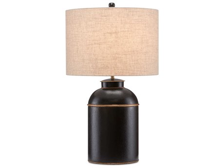Currey & Company London Black Gold Buffet Lamp