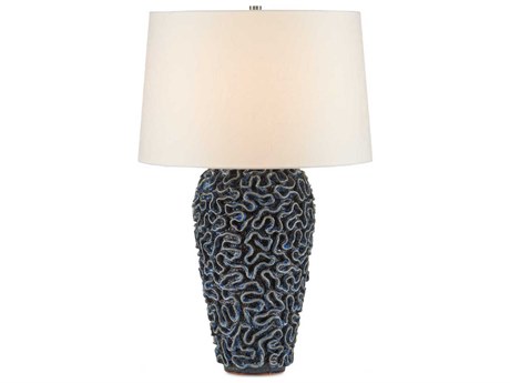 Currey & Company Milos Blue Buffet Lamp