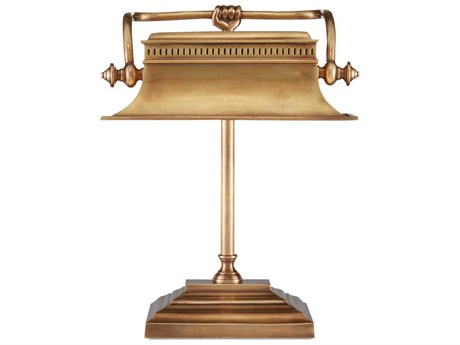 Luxecor Malvasia Vintage Brass Desk Lamp