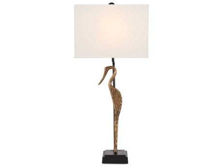 Luxecor Antigone Antique Brass Black Buffet Lamp
