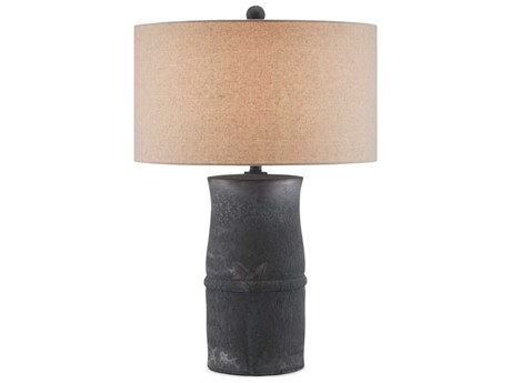 Currey & Company Croft Satin Dark Gray Buffet Lamp