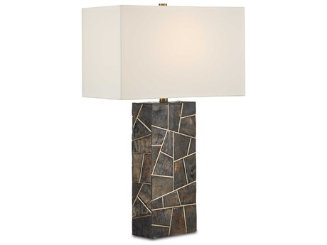 Currey & Company Carina Natural Brass Brown Buffet Lamp