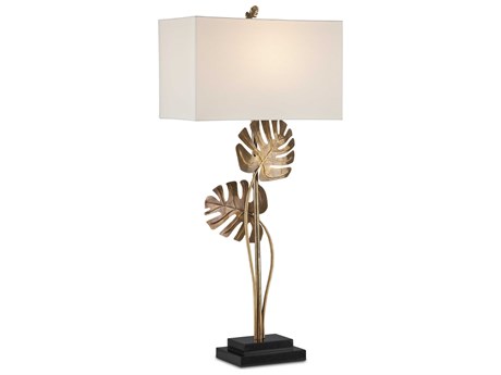 Currey & Company Heirloom Antique Brass Black Buffet Lamp
