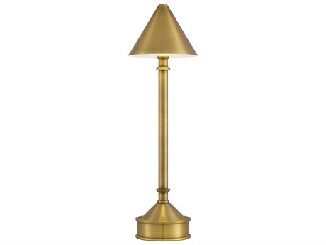 Currey & Company Traipse Brass Polished Metal Table Lamp