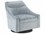 Currey & Company Pryce Muslin / Black Swivel Accent Chair  CY70000371