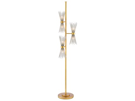 Currey & Company Novatude Gold Floor Lamp