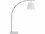 Currey & Company Cloister 70" Tall Brushed Nickel White Floor Lamp  CY80000118