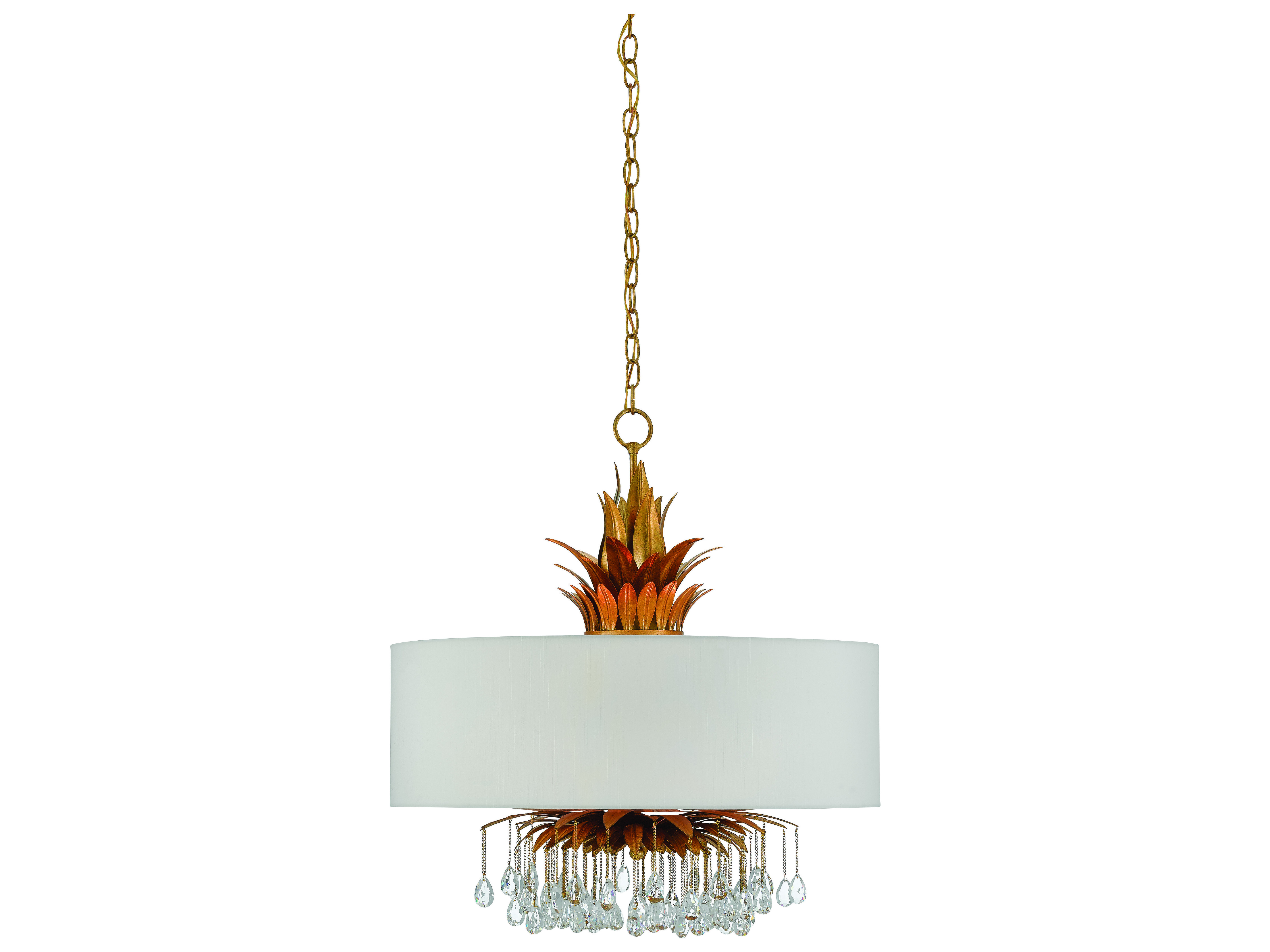 Curry and Company Vivienne Contemporary Gold SixLight 24'' Wide