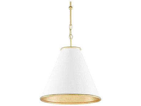 Currey & Company Pierrepont 1-Light Gold Pendant