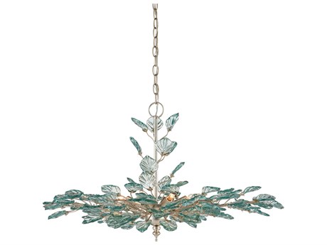 Currey & Company Baobab 8-Light Contemporary Silver Pendant