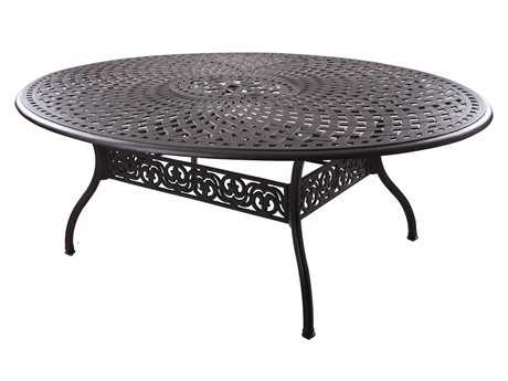 Darlee Outdoor Living Series 60 Antique Bronze Cast Aluminum 78 X 59 Egg Shape Dining Table Da201060mo 59 Egg Shape Dining Table, Darlee Outdoor Furniture